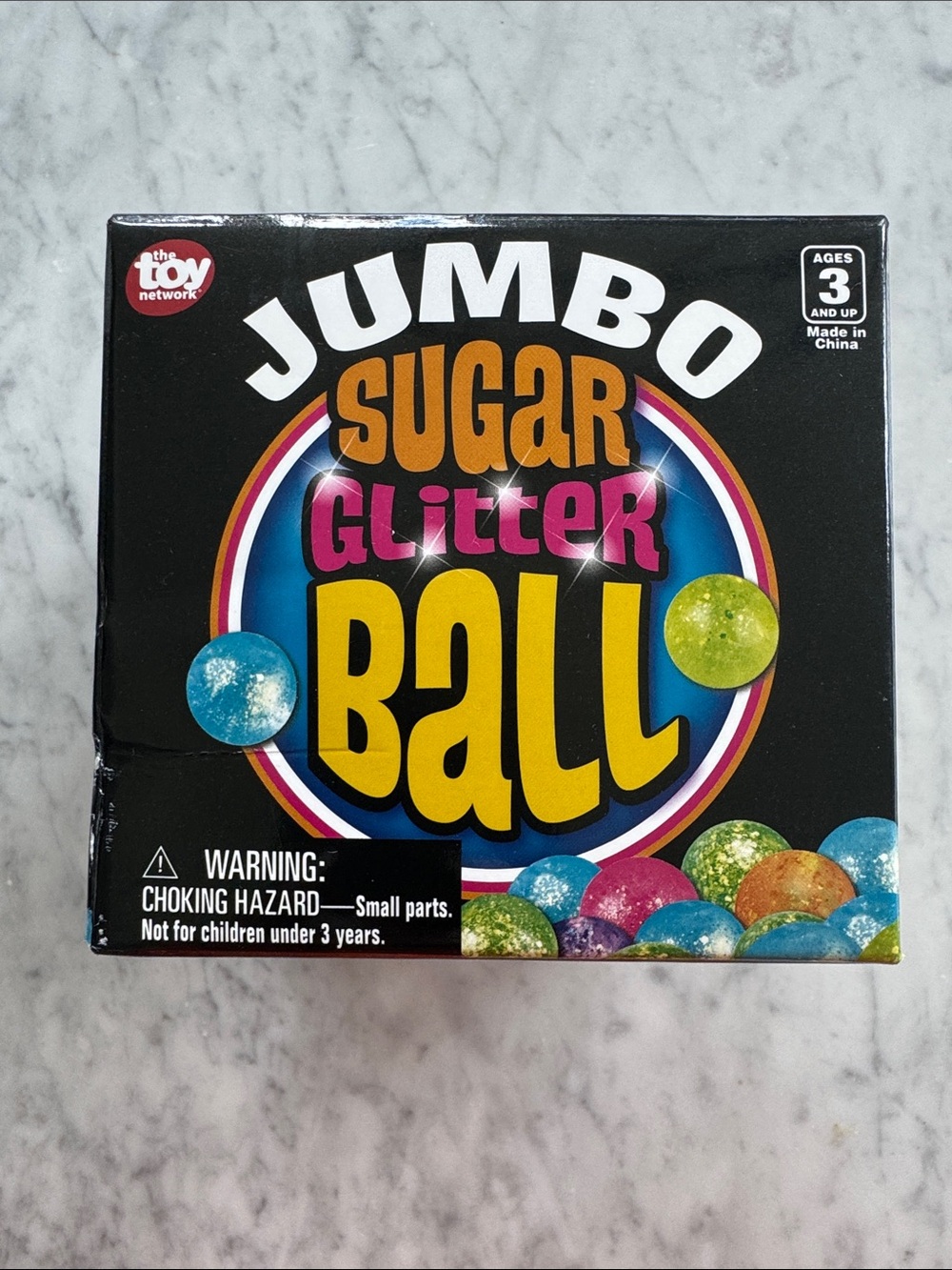 Jumbo Sugar Glitter Ball - Multi Color